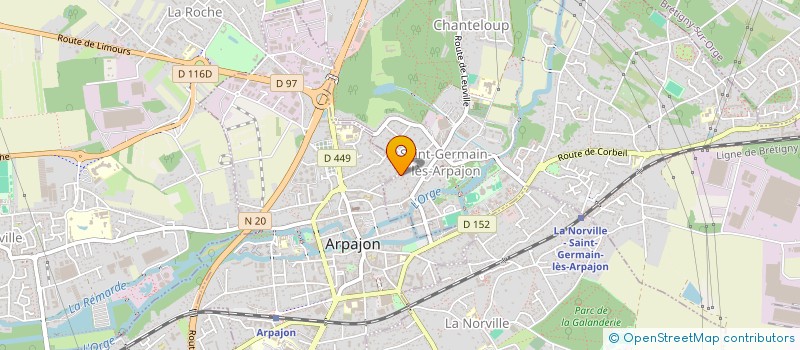 localisation de l'entreprise MADAME SOPHIE BESSA à SAINT-GERMAIN-LES-ARPAJON