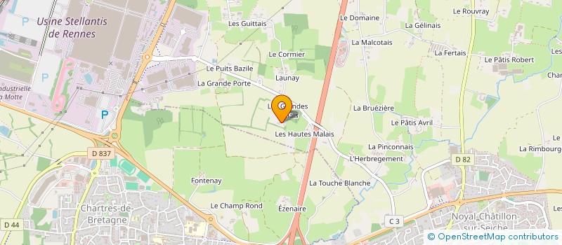 localisation de l'entreprise MADAME SOPHIE BESSIERE  NOYAL-CHATILLON-SUR-SEICHE