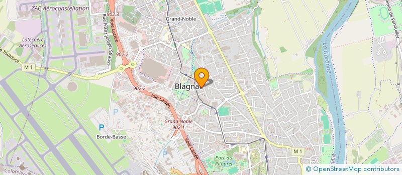 localisation de l'entreprise MADAME SOPHIE BESSIERE à BLAGNAC