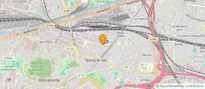 localisation de l'entreprise MADAME SOPHIE BEURIER à NOISY-LE-SEC