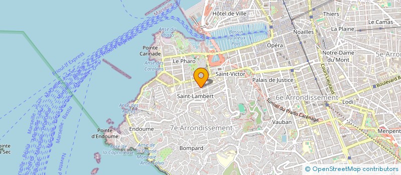 localisation de l'entreprise MADAME SOPHIE BEUTLER à MARSEILLE