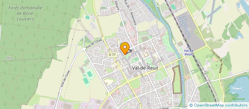 localisation de l'entreprise MADAME SOPHIE BEUVAIN  VAL DE REUIL