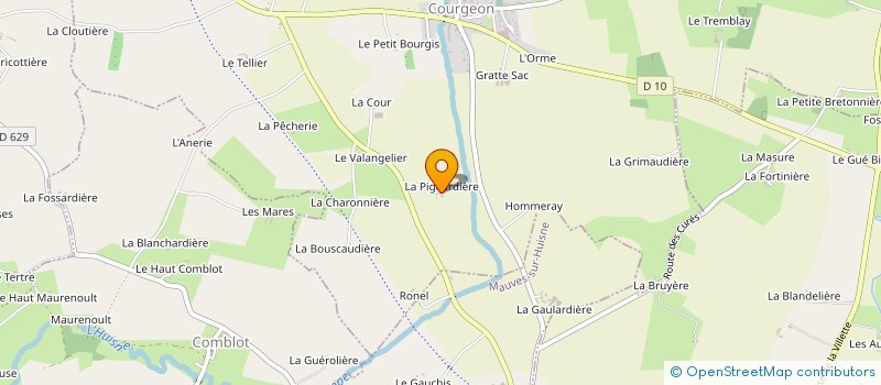 localisation de l'entreprise MADAME SOPHIE BEVILIS à COURGEON