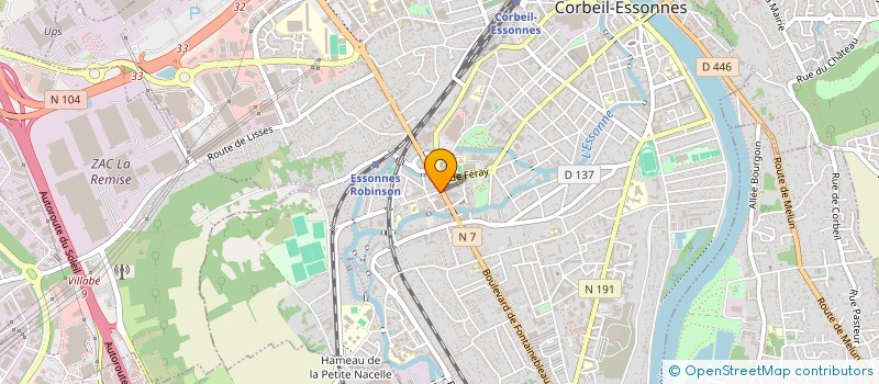 localisation de l'entreprise MADAME SOPHIE BIALEK à CORBEIL-ESSONNES