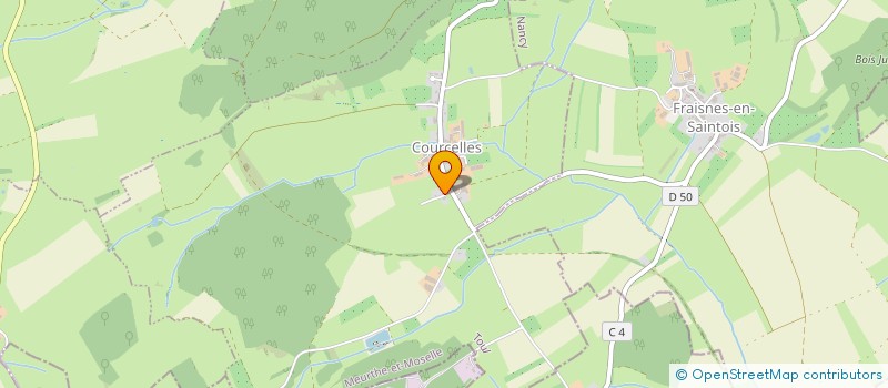 localisation de l'entreprise MADAME SOPHIE BIBOUD  COURCELLES