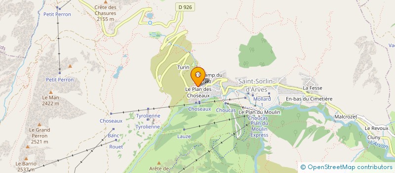 localisation de l'entreprise MADAME SOPHIE BIEHLER  SAINT SORLIN D'ARVES