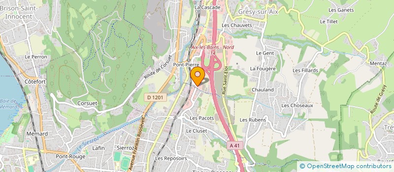 localisation de l'entreprise MADAME SOPHIE BIETH  GRESY-SUR-AIX