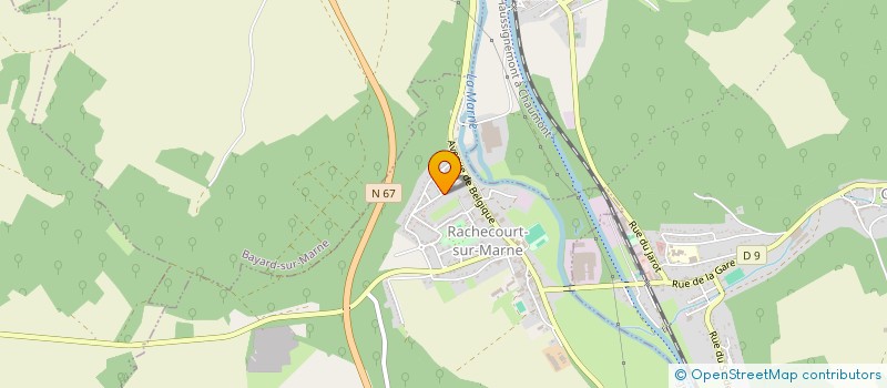 localisation de l'entreprise MADAME SOPHIE BIGOT à RACHECOURT-SUR-MARNE