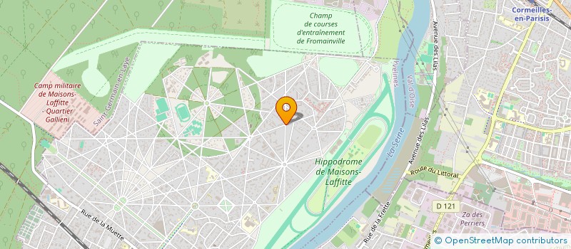 localisation de l'entreprise MADAME SOPHIE BIGUET à MAISONS-LAFFITTE