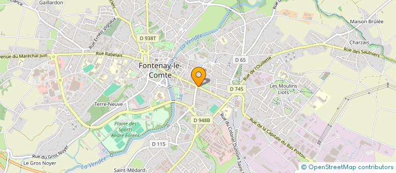 localisation de l'entreprise MADAME SOPHIE BILLOUIN à FONTENAY-LE-COMTE