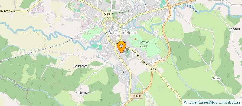 localisation de l'entreprise MADAME SOPHIE BIRADE à SALIES-DE-BEARN