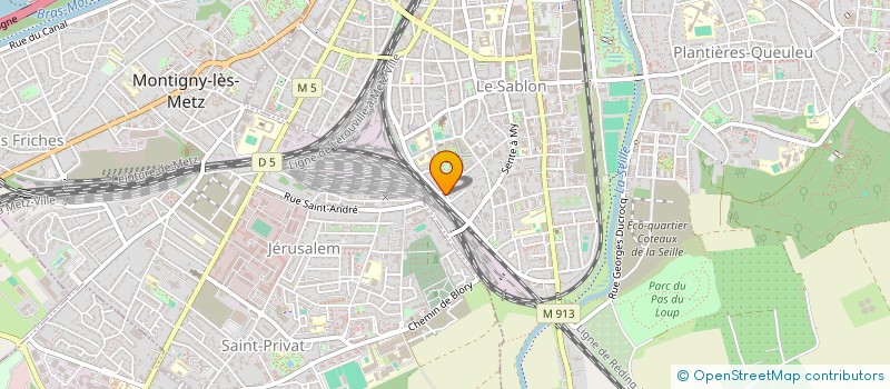 localisation de l'entreprise MADAME SOPHIE BIRKLE  METZ