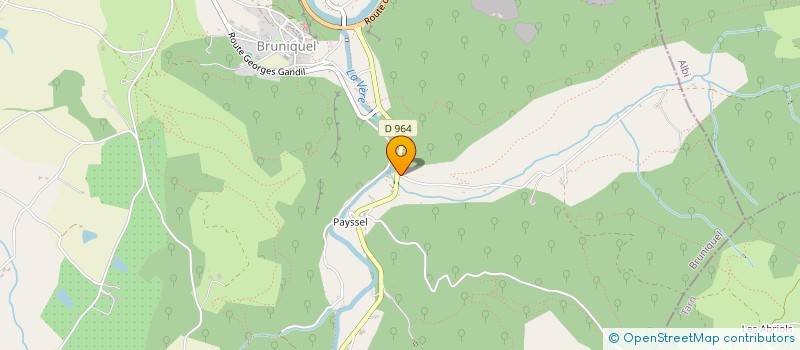 localisation de l'entreprise MADAME SOPHIE BISCARAT  BRUNIQUEL