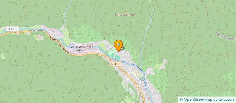 localisation de l'entreprise MADAME SOPHIE BISSEY  KAYSERSBERG VIGNOBLE