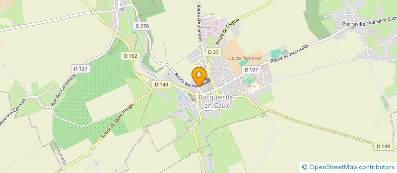 localisation de l'entreprise MADAME SOPHIE BIVILLE  BACQUEVILLE-EN-CAUX