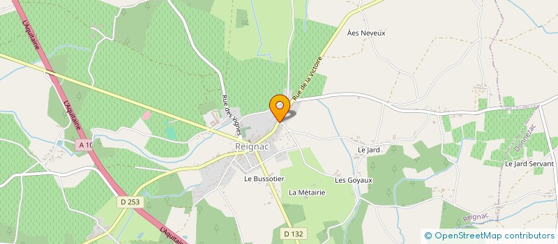 localisation de l'entreprise MADAME SOPHIE BIZOT à REIGNAC