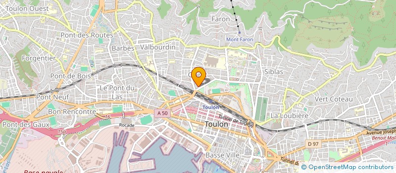 localisation de l'entreprise MADAME SOPHIE BLAISEL  TOULON