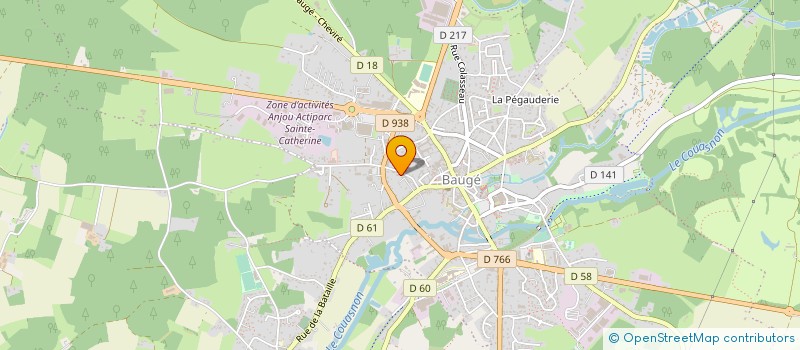 localisation de l'entreprise MADAME SOPHIE BLIN  BAUGE-EN-ANJOU