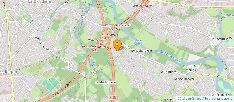 localisation de l'entreprise MADAME SOPHIE BLINEAU  VERTOU