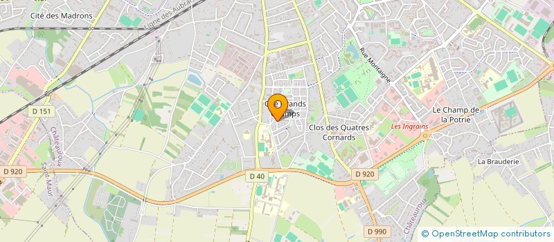 localisation de l'entreprise MADAME SOPHIE BLONDEAU à CHATEAUROUX