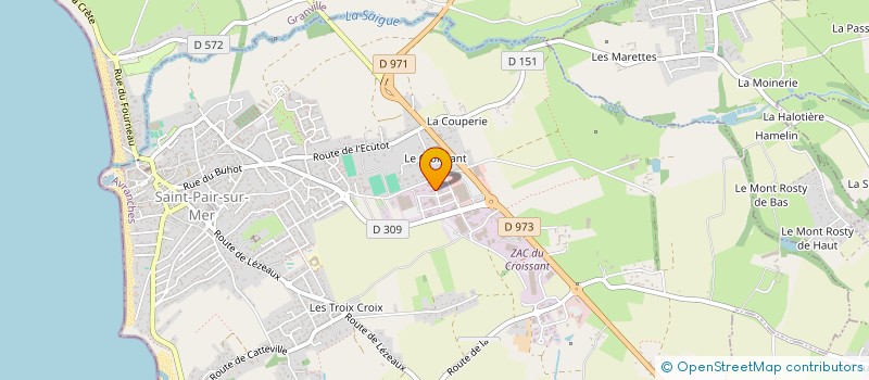 localisation de l'entreprise MADAME SOPHIE BLONDEL à SAINT-PAIR-SUR-MER
