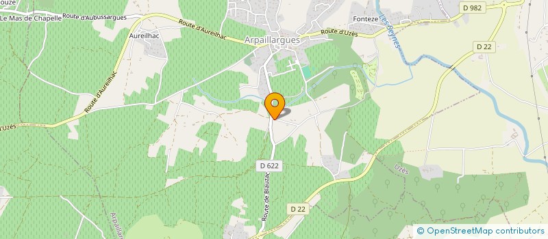 localisation de l'entreprise MADAME SOPHIE BLONDELLE à ARPAILLARGUES-ET-AUREILLAC
