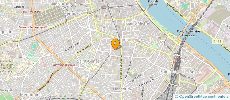 localisation de l'entreprise MADAME SOPHIE BLUTTEAU  BORDEAUX