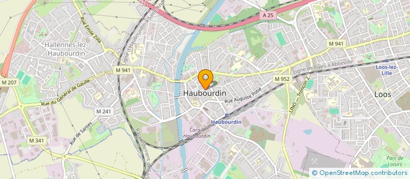 localisation de l'entreprise MADAME SOPHIE BOCQUILLON à HAUBOURDIN