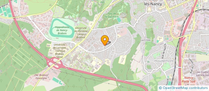 localisation de l'entreprise MADAME SOPHIE BODDAERT  VANDUVRE-LES-NANCY