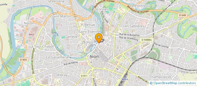 localisation de l'entreprise MADAME SOPHIE BOHRT  NIORT