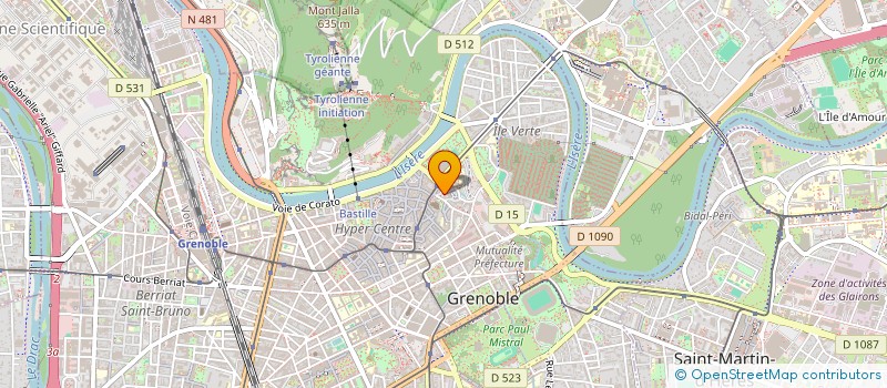 localisation de l'entreprise MADAME SOPHIE BOIVIN  GRENOBLE