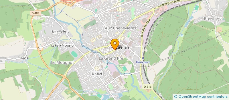 localisation de l'entreprise MADAME SOPHIE BOLLE REDDAT  HERICOURT