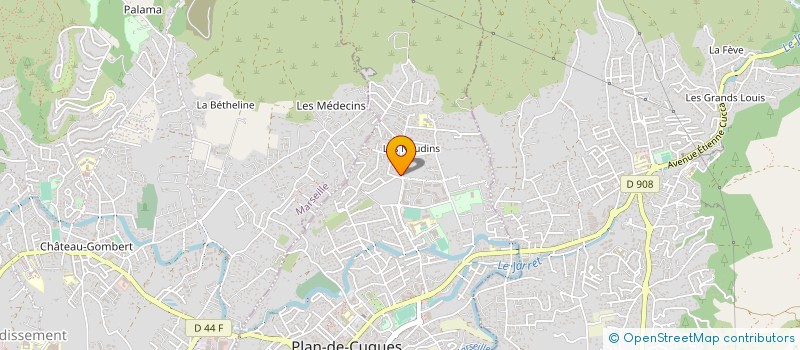 localisation de l'entreprise MADAME SOPHIE BOMMARITO  PLAN-DE-CUQUES