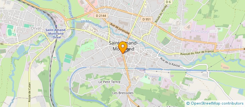 localisation de l'entreprise MADAME SOPHIE BONIN à SAINT-AMAND-MONTROND
