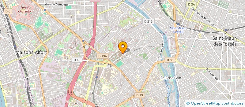 localisation de l'entreprise MADAME SOPHIE BONNARD  CRETEIL