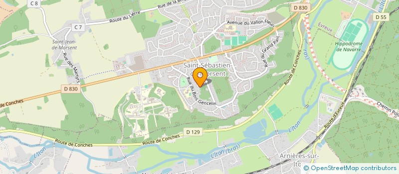 localisation de l'entreprise MADAME SOPHIE BONNETERRE  SAINT-SEBASTIEN-DE-MORSENT