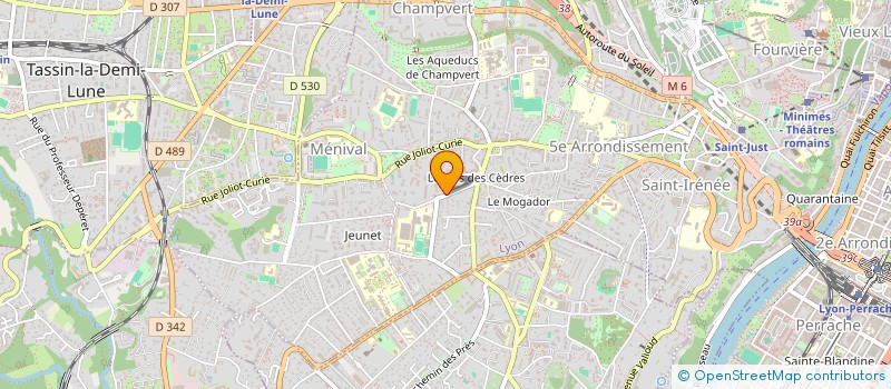localisation de l'entreprise MADAME SOPHIE BONNEVAY  LYON