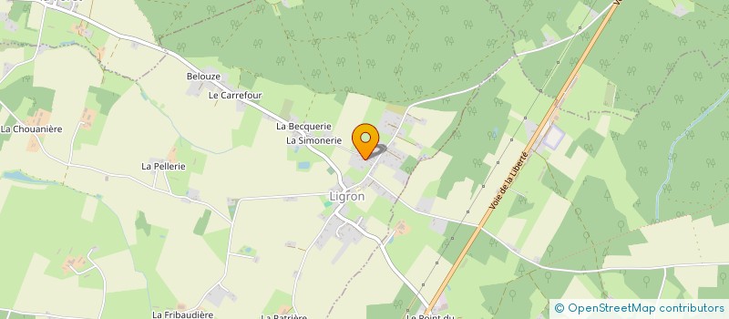 localisation de l'entreprise MADAME SOPHIE BONNIEUX à MEZERAY