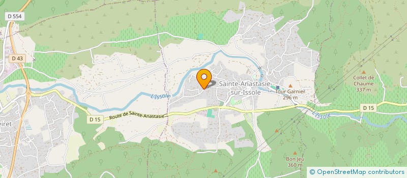 localisation de l'entreprise MADAME SOPHIE BONNIN à SAINTE-ANASTASIE-SUR-ISSOLE