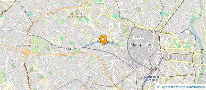 localisation de l'entreprise MADAME SOPHIE BONNIN à MONTPELLIER
