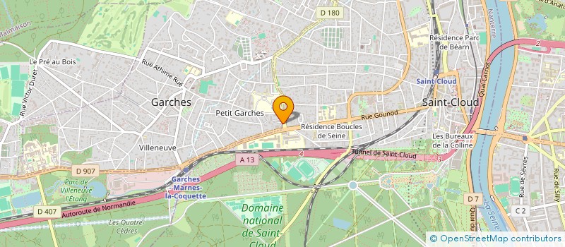 localisation de l'entreprise MADAME SOPHIE BONNIN à GARCHES