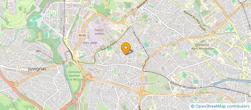localisation de l'entreprise MADAME SOPHIE BONO à MONTPELLIER