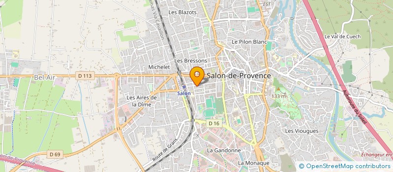 localisation de l'entreprise MADAME SOPHIE BORAUD à SALON-DE-PROVENCE