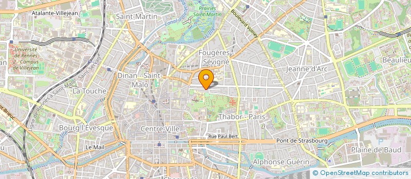 localisation de l'entreprise MADAME SOPHIE BORDET à RENNES