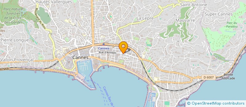 localisation de l'entreprise MADAME SOPHIE BORDONNAT à CANNES