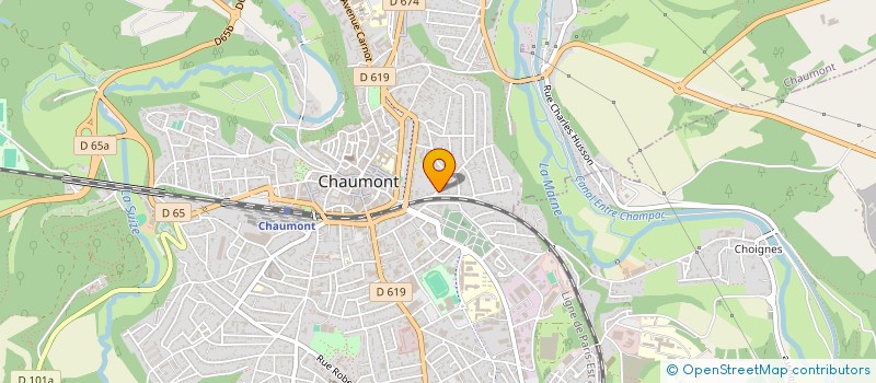 localisation de l'entreprise MADAME SOPHIE BORGNE à CHAUMONT