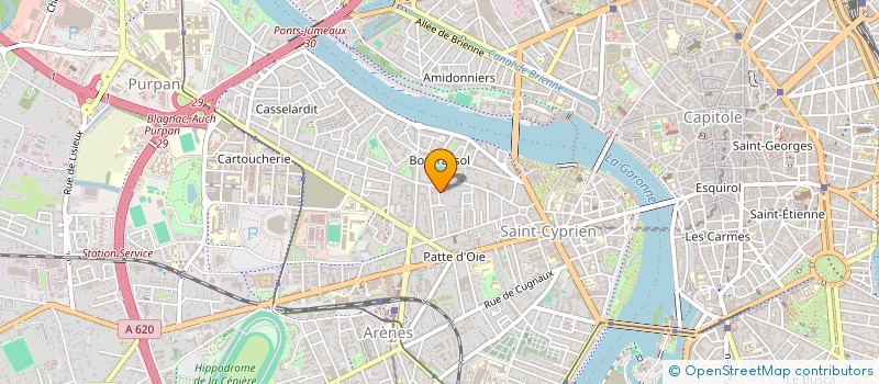 localisation de l'entreprise MADAME SOPHIE BORNEUF à TOULOUSE
