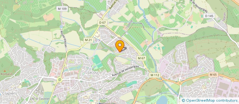localisation de l'entreprise MADAME SOPHIE BOSCO  JACOU