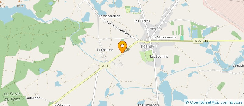 localisation de l'entreprise MADAME SOPHIE BOSSEINS à ROSNAY