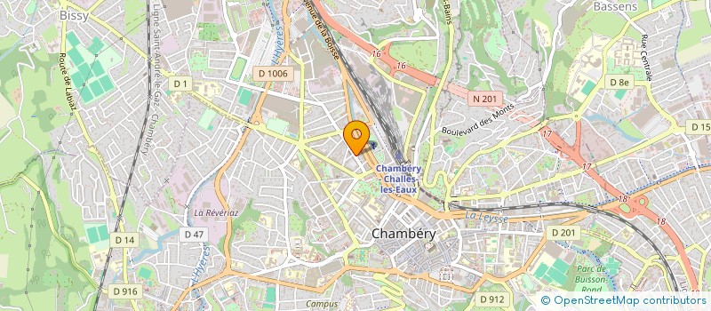 localisation de l'entreprise MADAME SOPHIE BOUBAKER  CHAMBERY